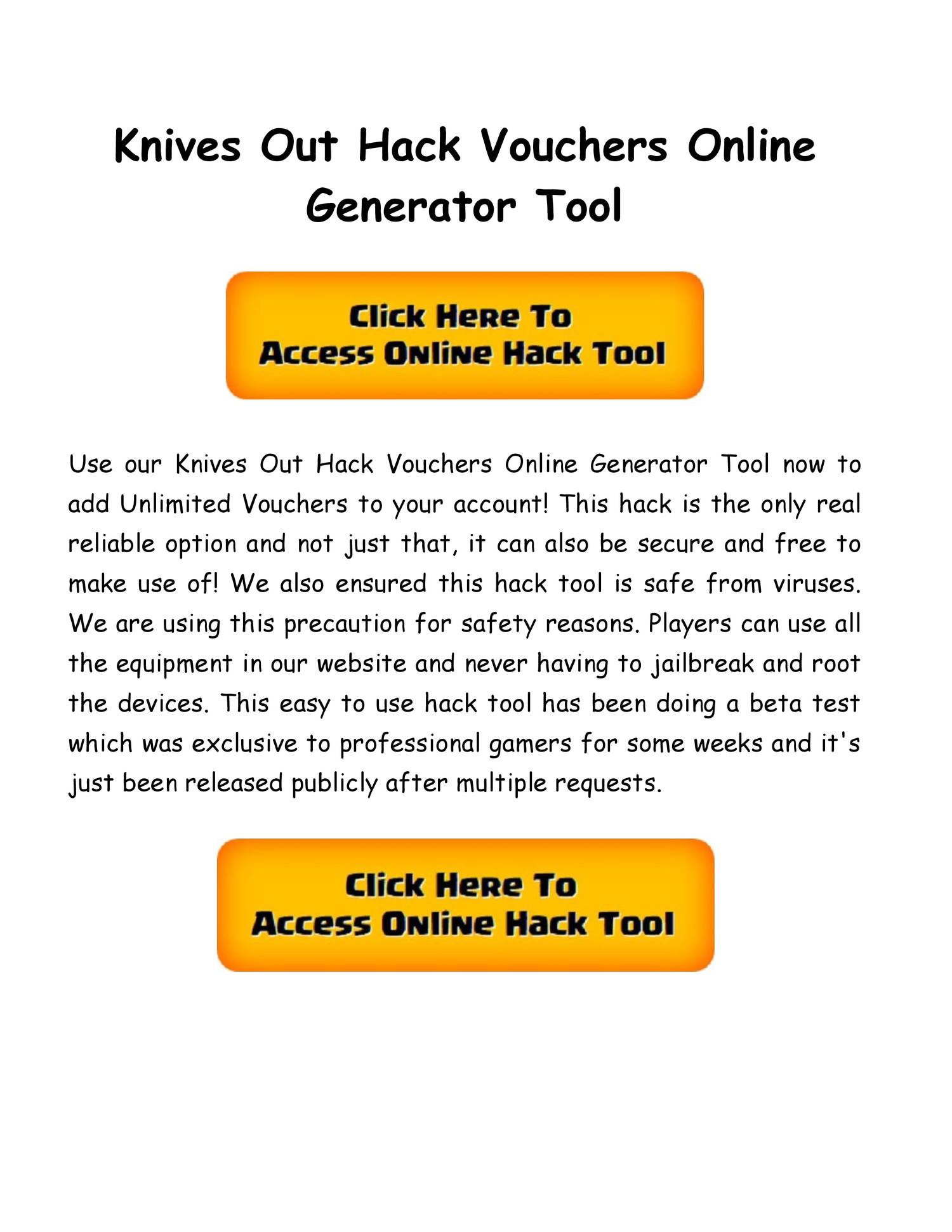 Knives Out Hack Vouchers Online Generator Tool.pdf DocDroid
