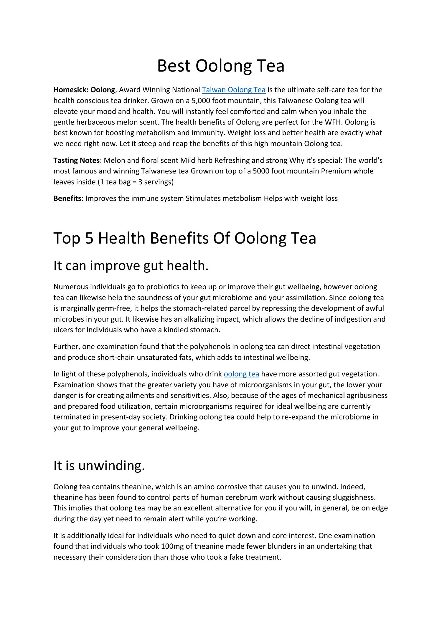 Best Oolong Tea.pdf DocDroid