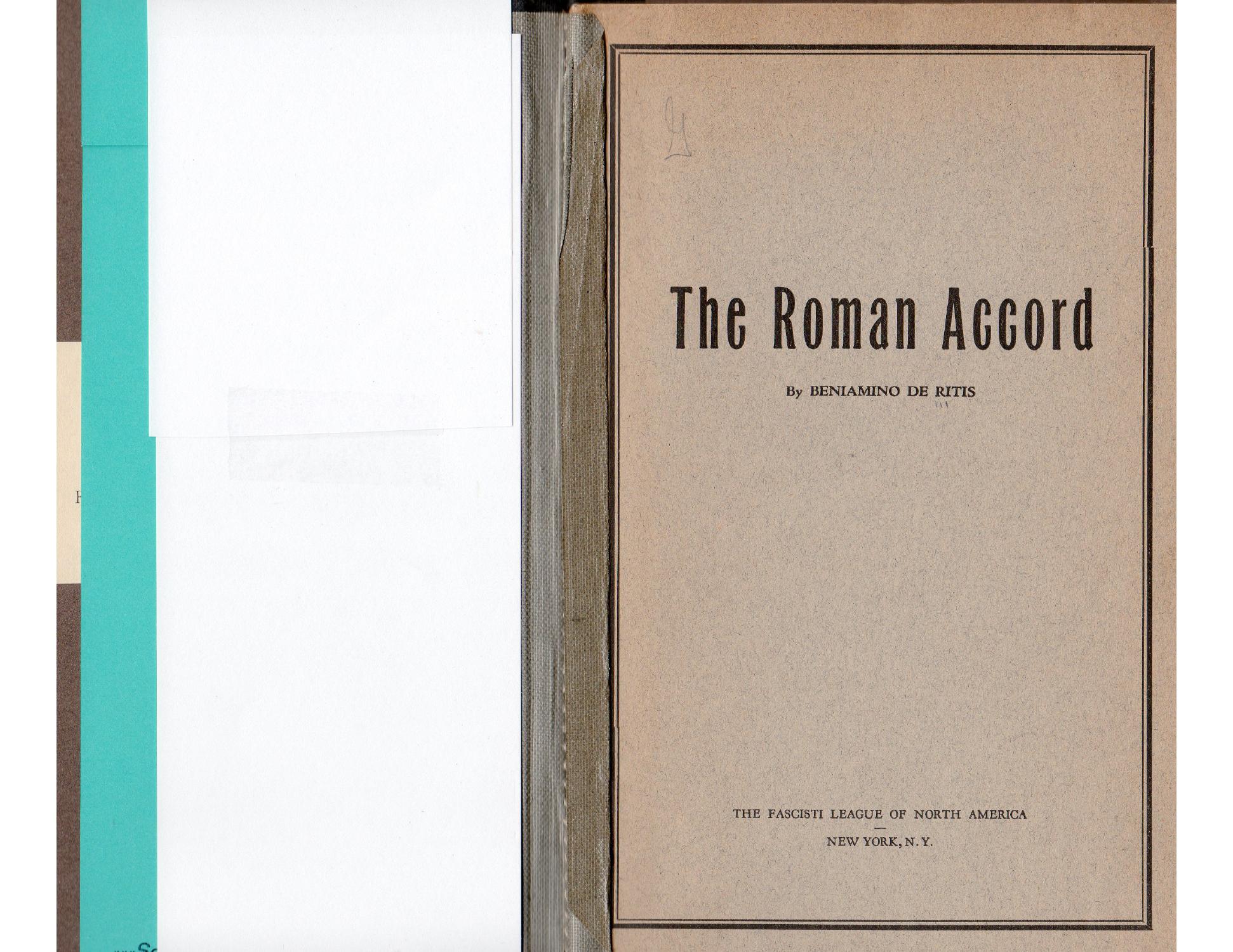 The Roman Accord by Beniamino De Ritis.pdf DocDroid