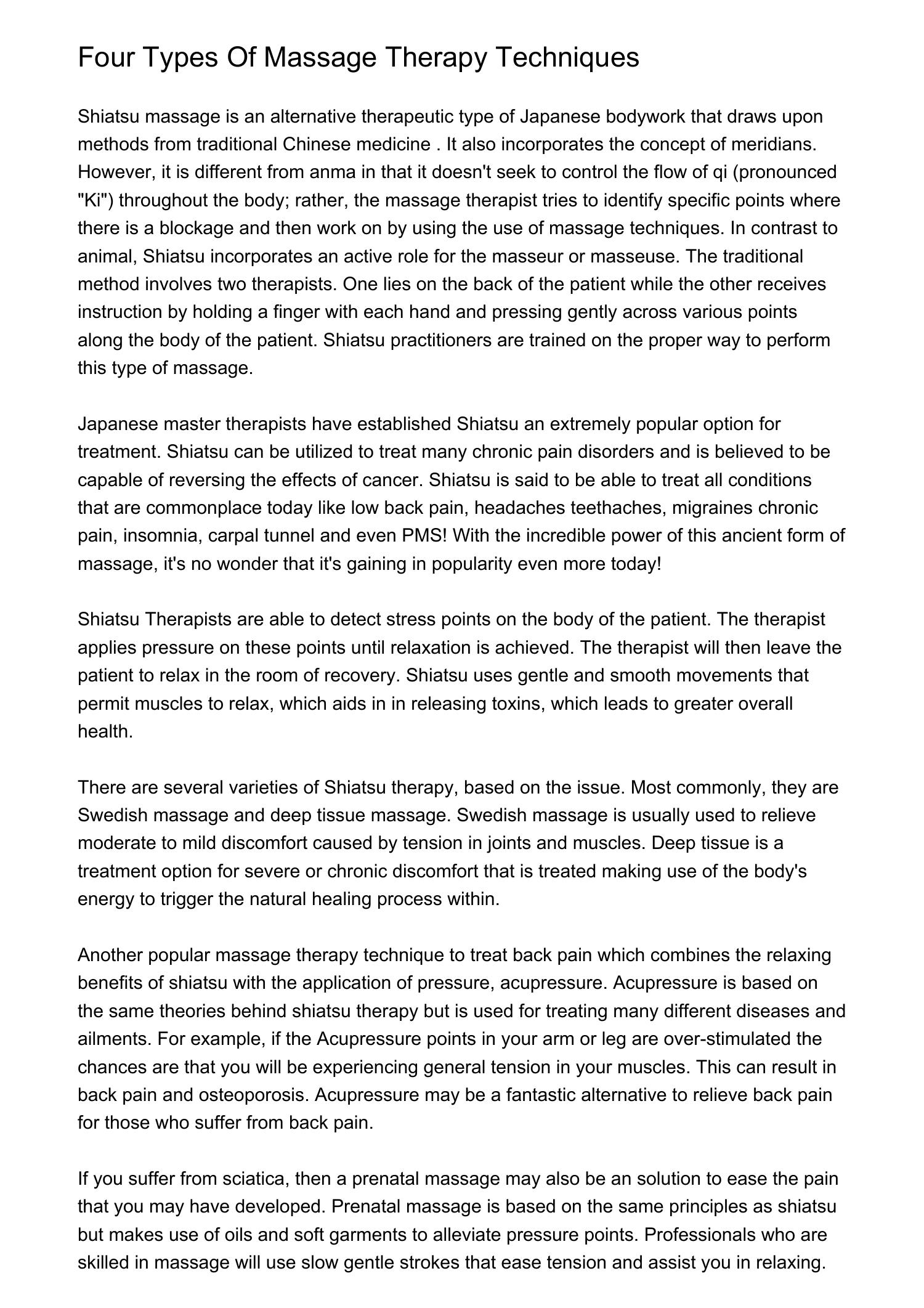 Four Different Types of Massage Therapy Techniquesmiash.pdf.pdf DocDroid