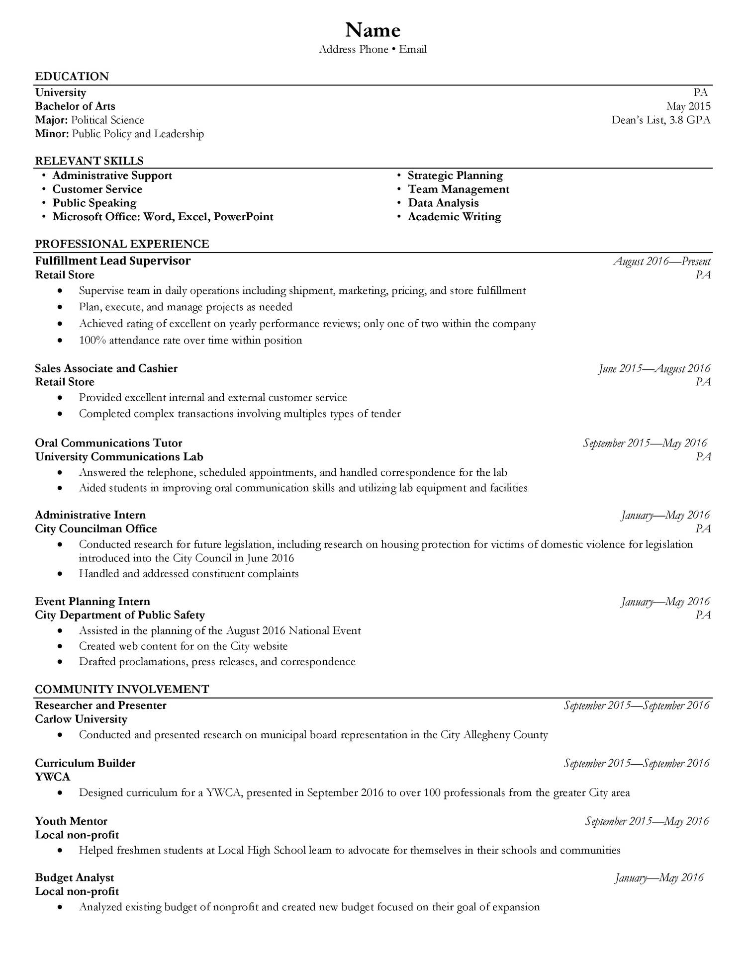 Anonymous Resume .pdf | DocDroid