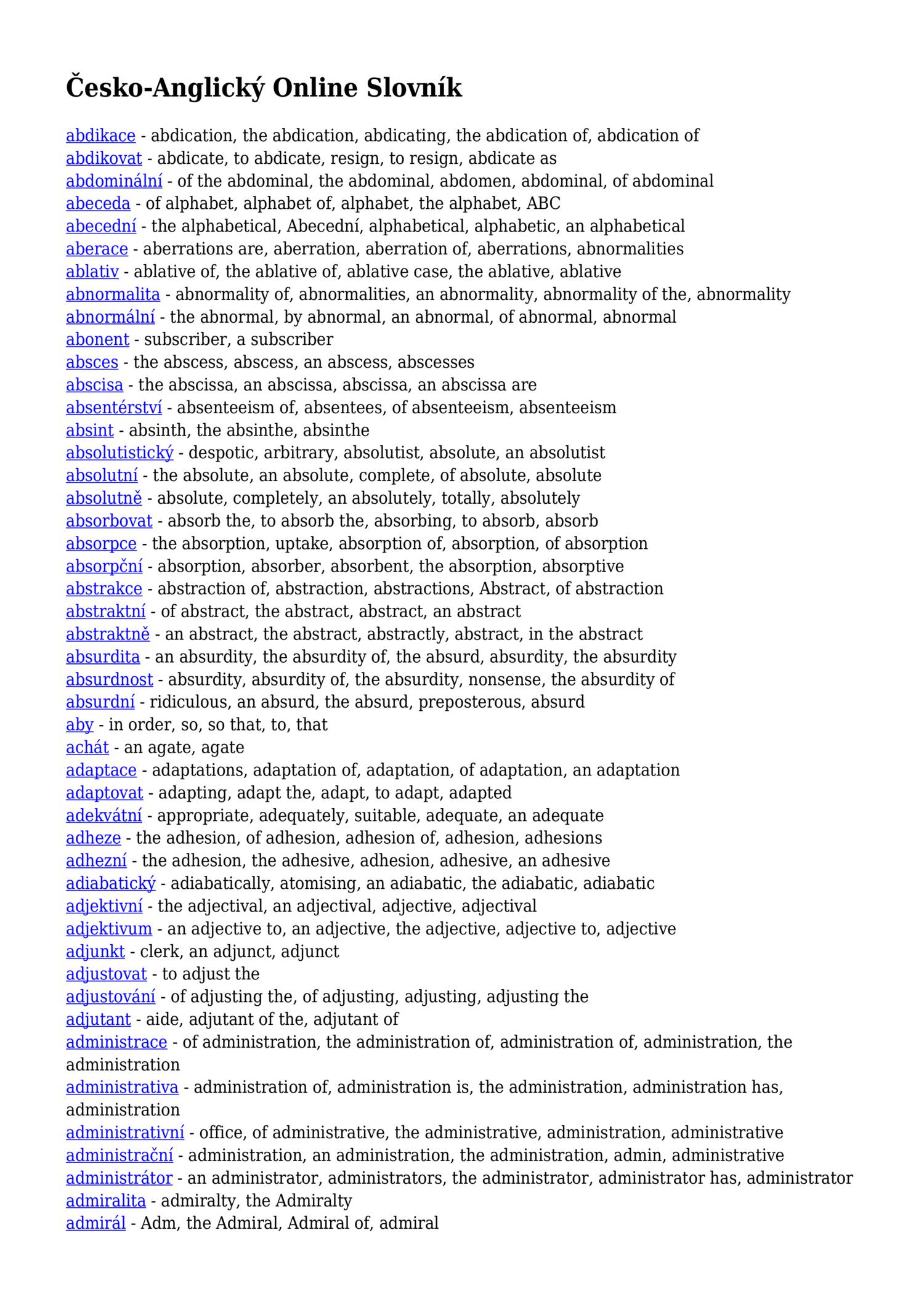 Cesko anglicky online slovnik pdf DocDroid cesko-anglicky-online-slovnik-pdf-docdroid