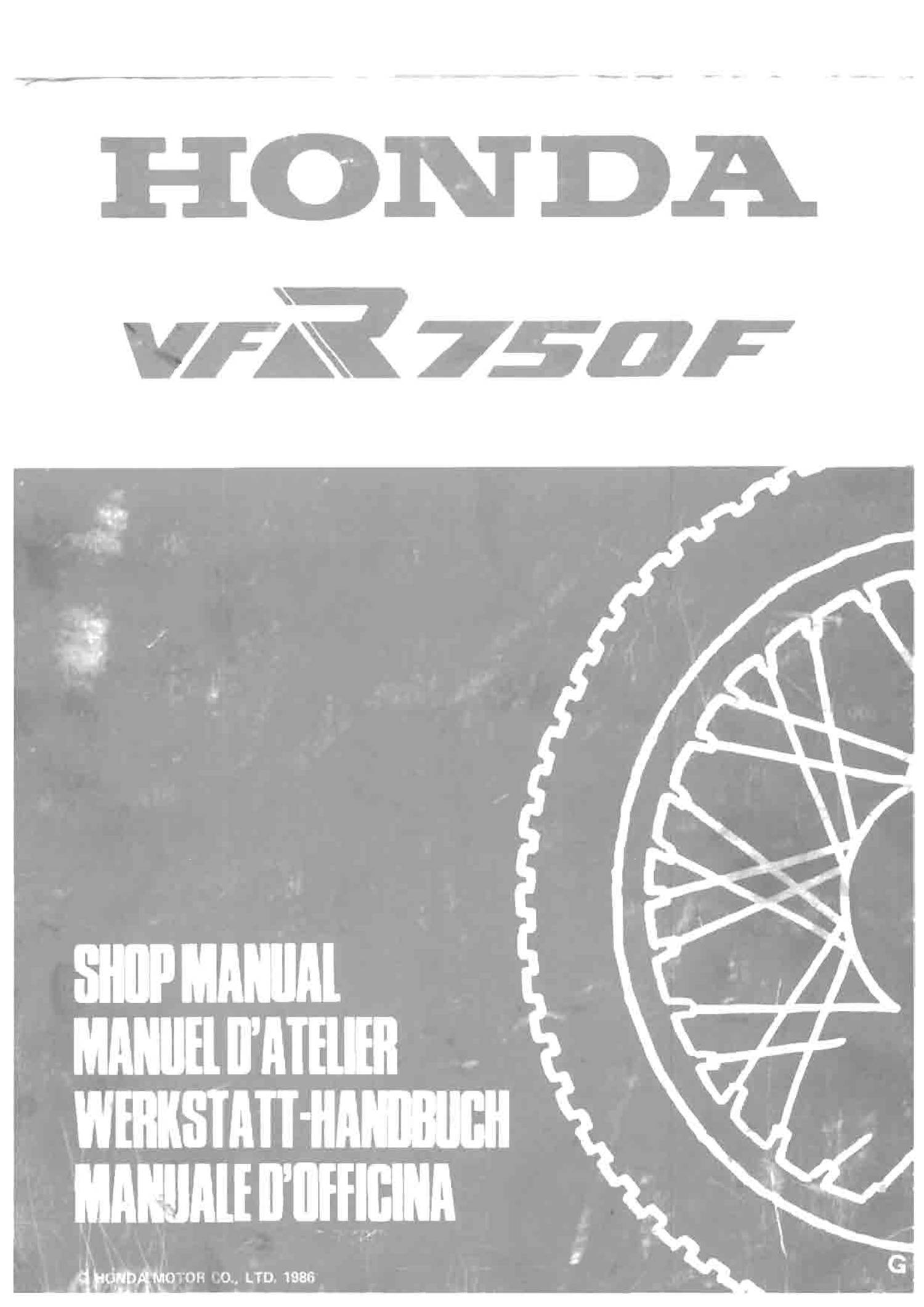 Honda VFR750F RC24 Service Manual.pdf | DocDroid
