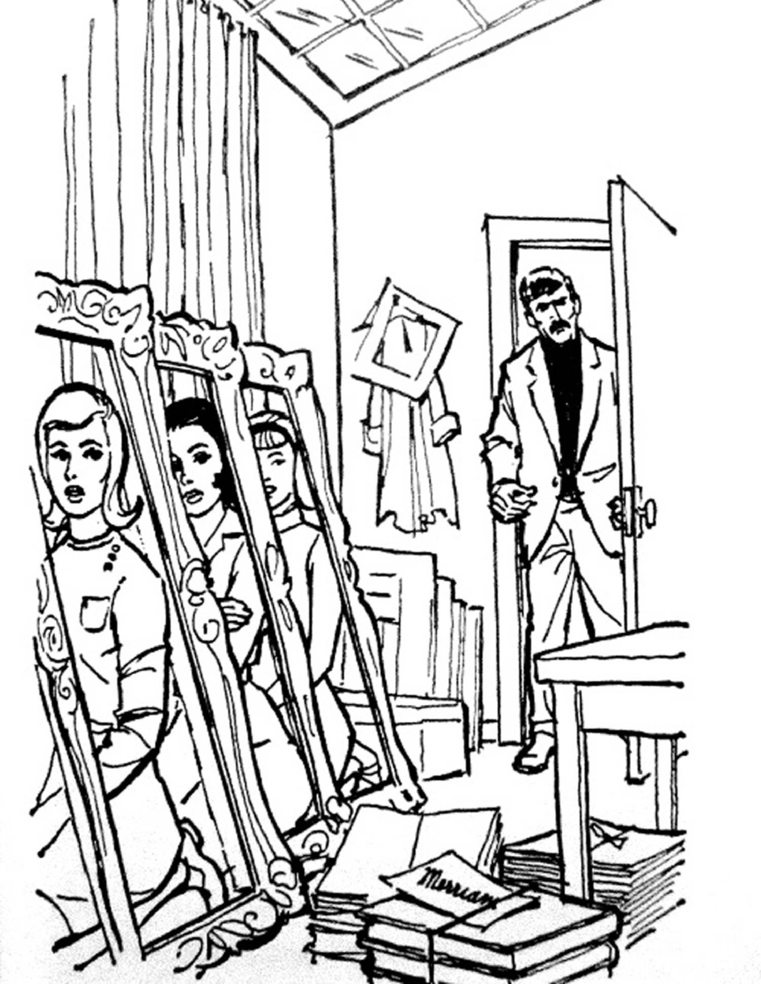 nancy drew coloring pages - photo #2