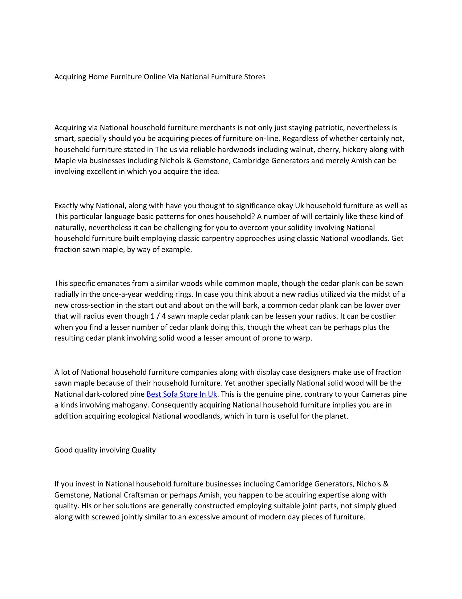 Best Sofa Store In Uk.docx DocDroid