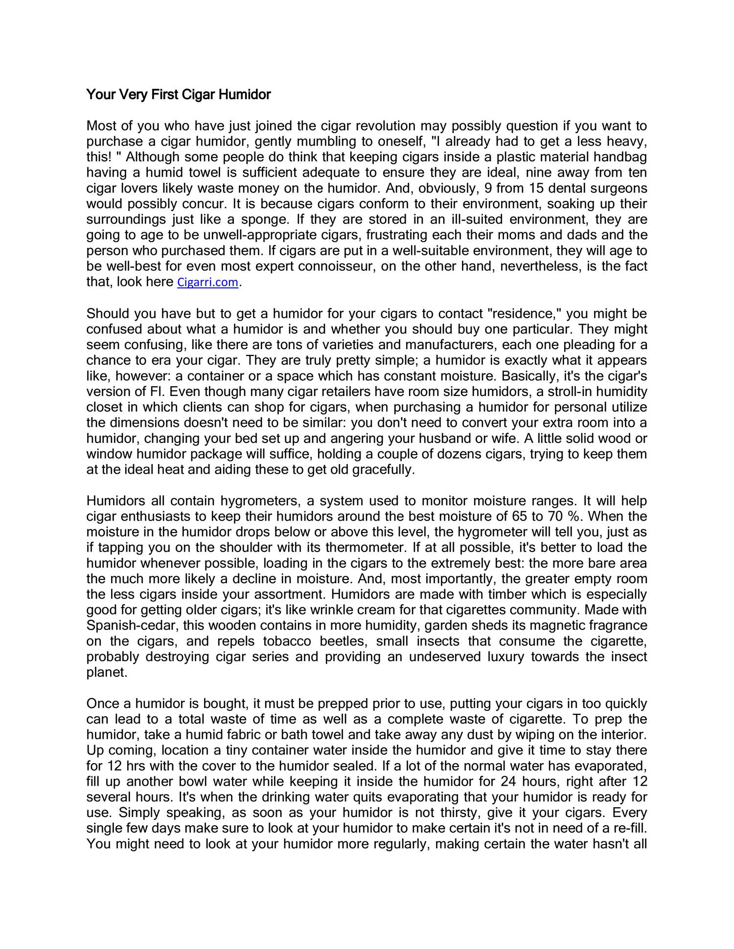 Your Very First Cigar Humidor.docx DocDroid