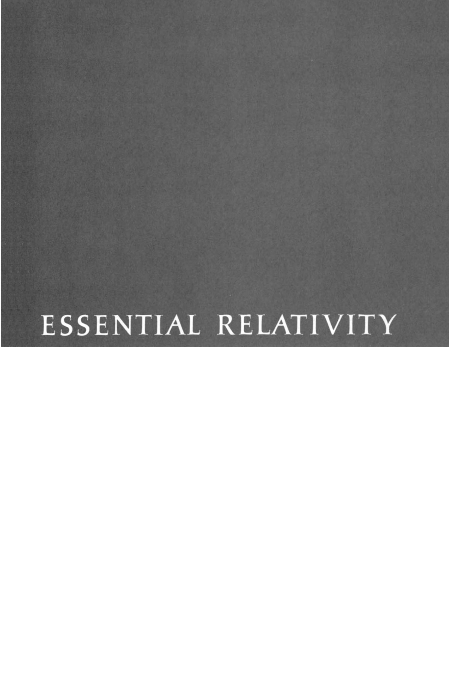 Essential Relativity_ Special, General, and Cosmological ( PDFDrive