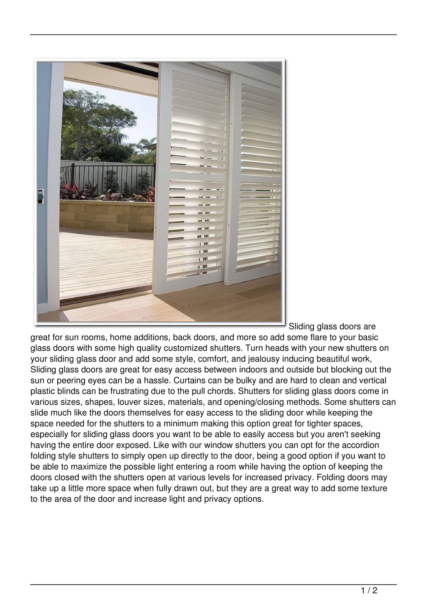 Window Shutters Pdf Opt_for_Shutters_for_Sliding_Doors.pdf | DocDroid