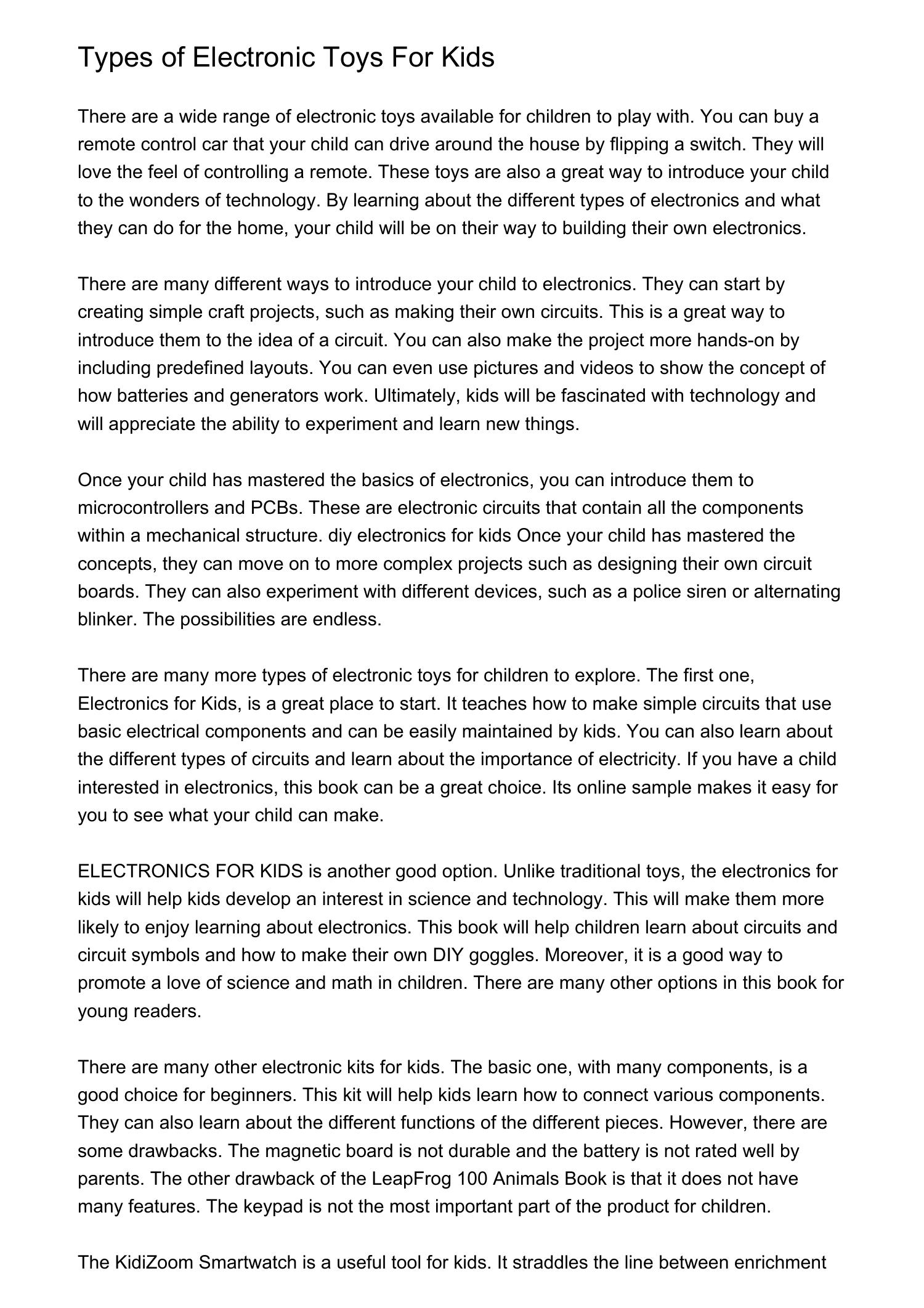 Types of Electronic Toys For Kidstdliu.pdf.pdf DocDroid