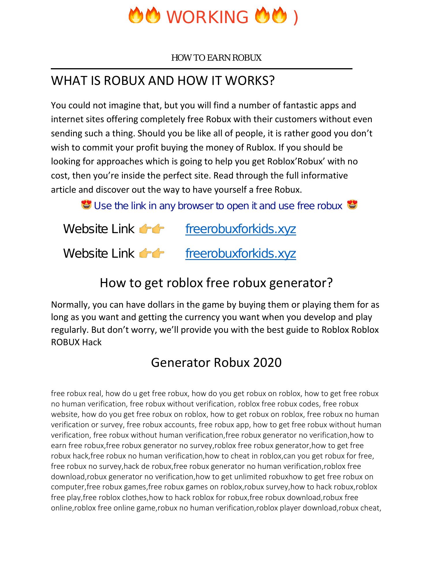 Roblox Robux Hack Website That Work