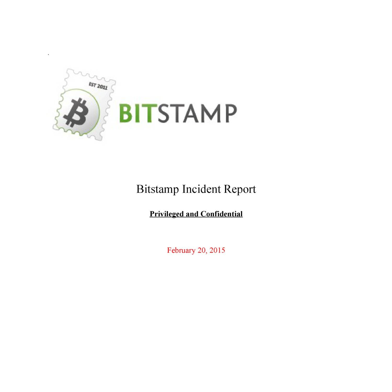 bitstamp hack reporting