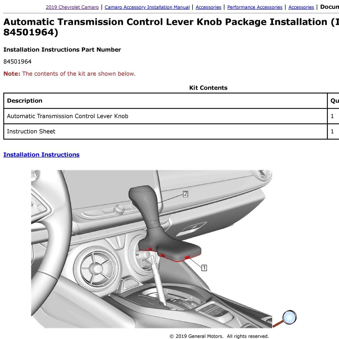 Automatic Shift Knob Installation Instructions.pdf | DocDroid
