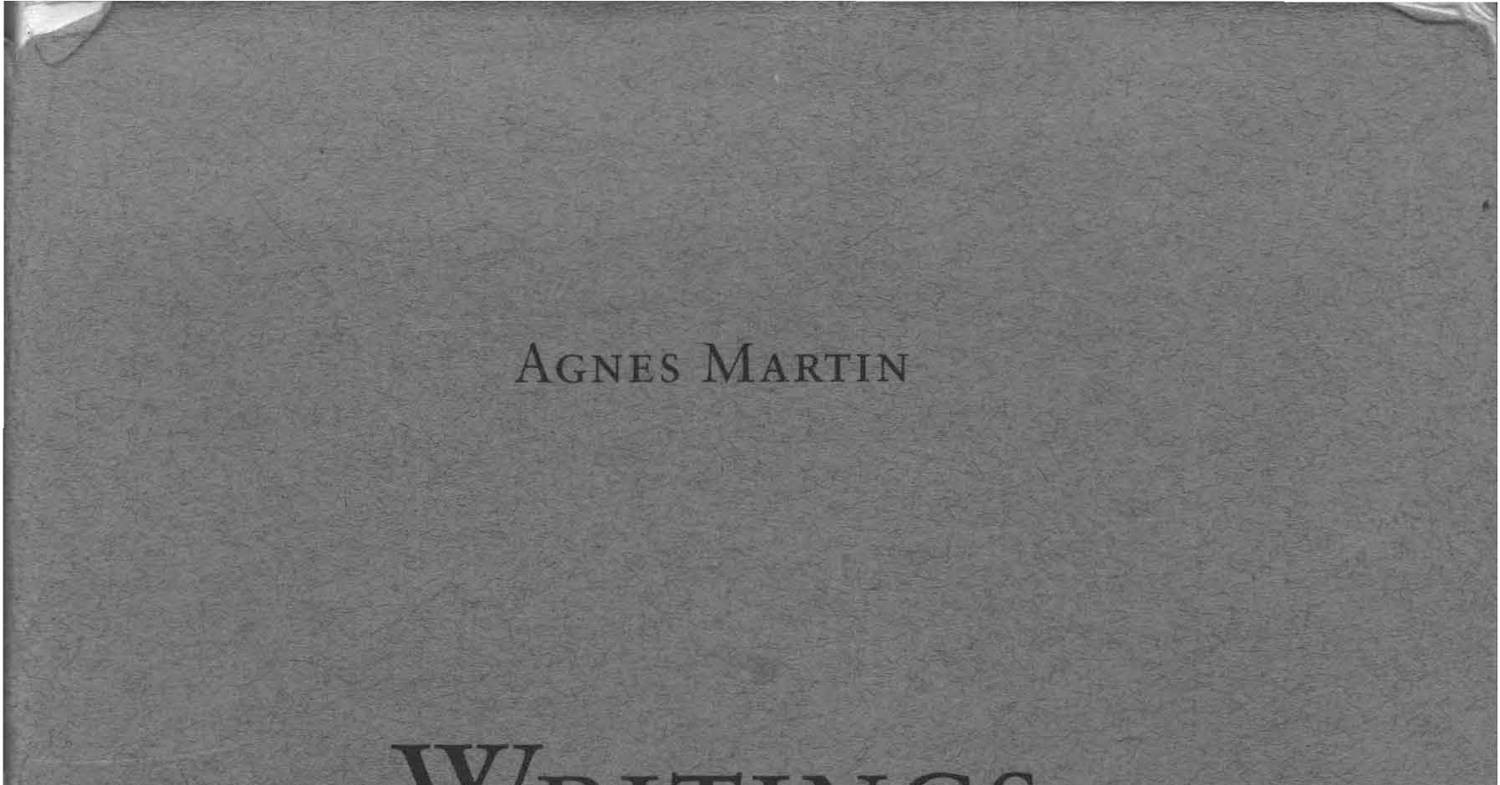 Agnes martin writings pdf download google app download windows 10