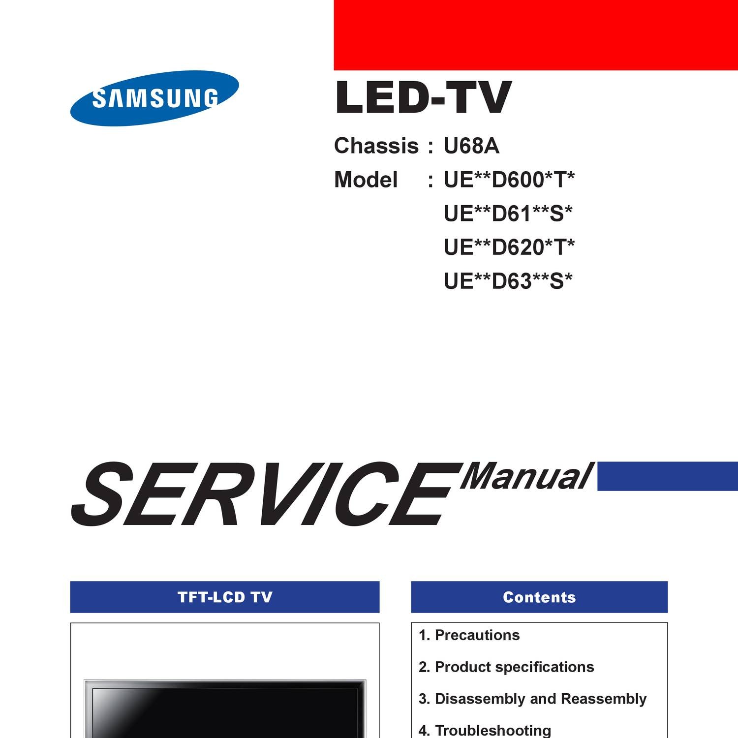 Samsung UExxD60-63 Chassis U68A.pdf | DocDroid
