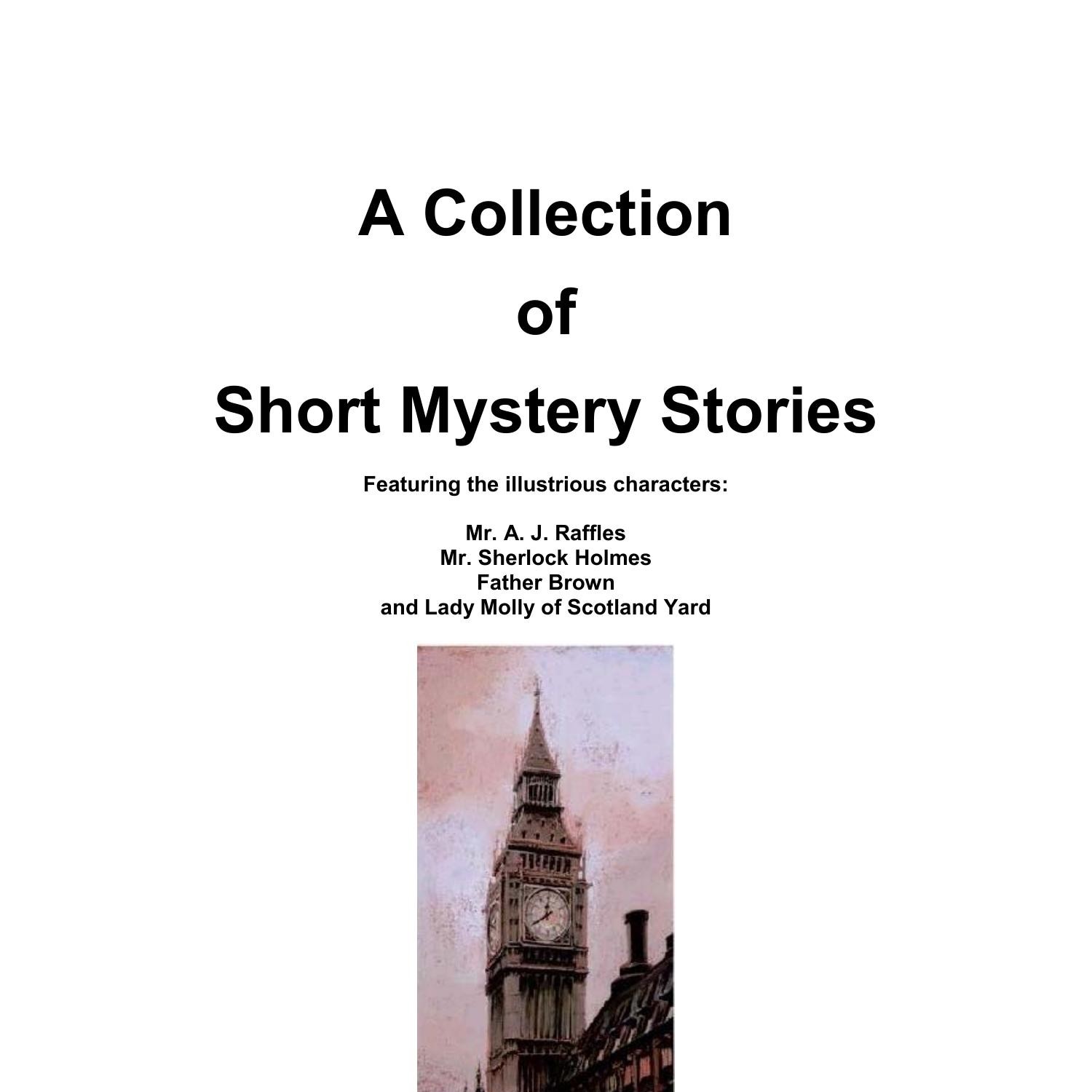 short essay about mystery story