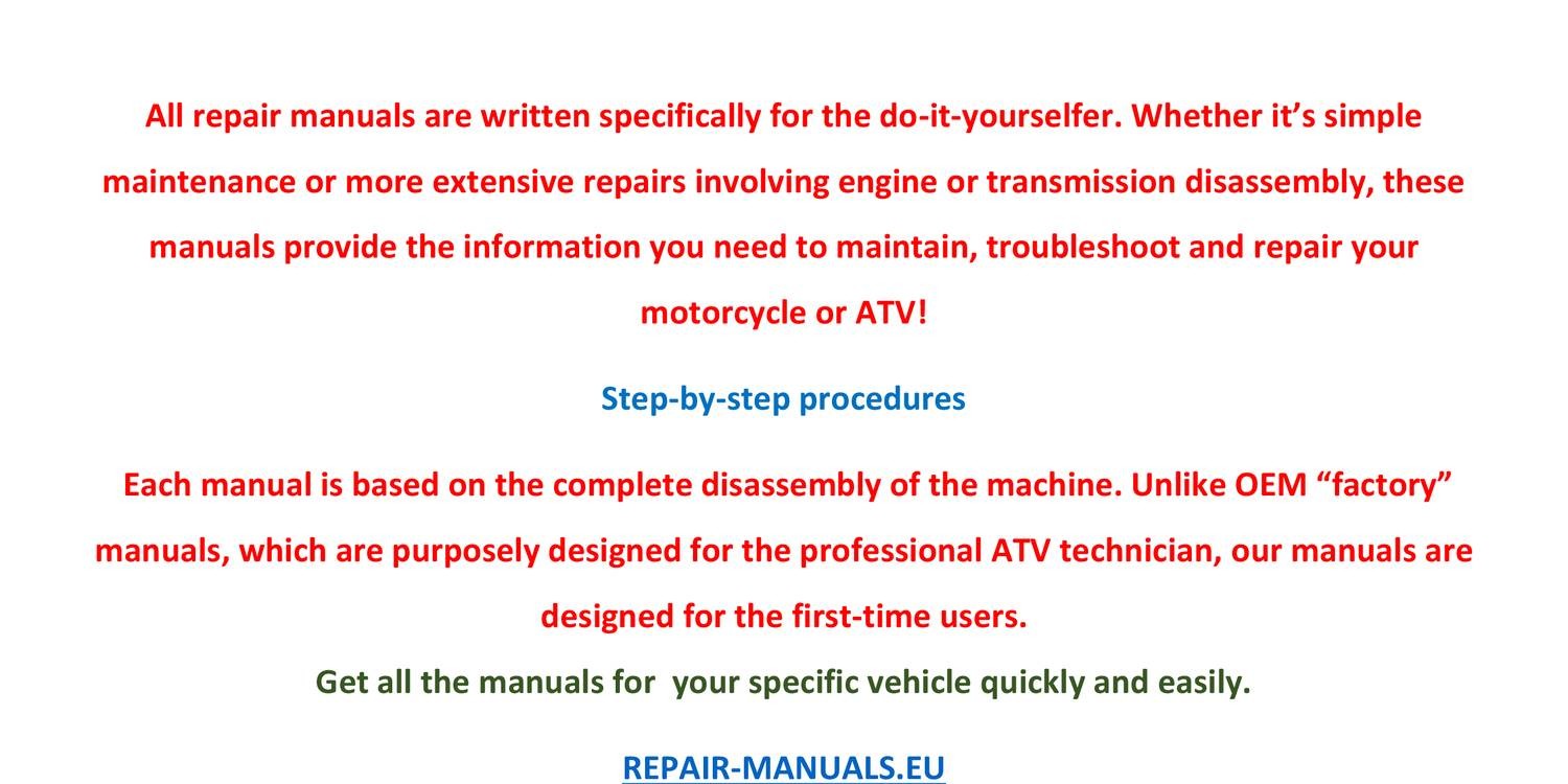 ATV repair manuals free download.pdf | DocDroid