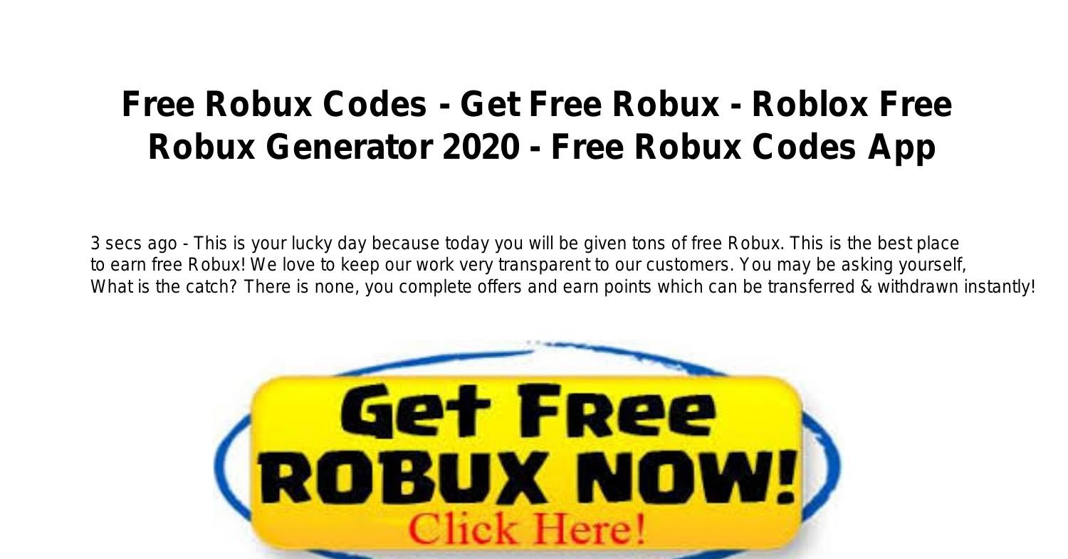 Earn Free Robux 2020