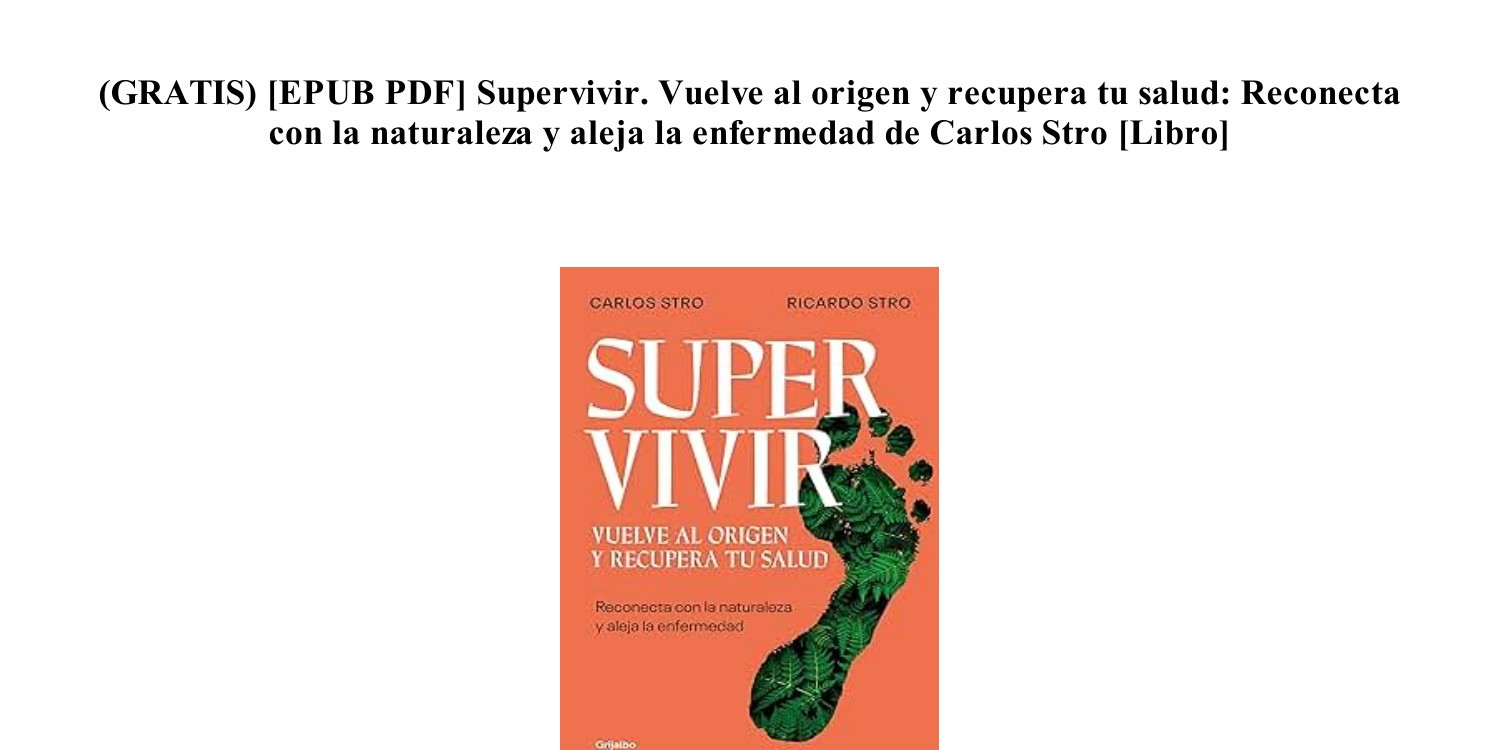 Ricardo; Stro Carlos Stro - Supervivir / Vuelve Al Origen Y