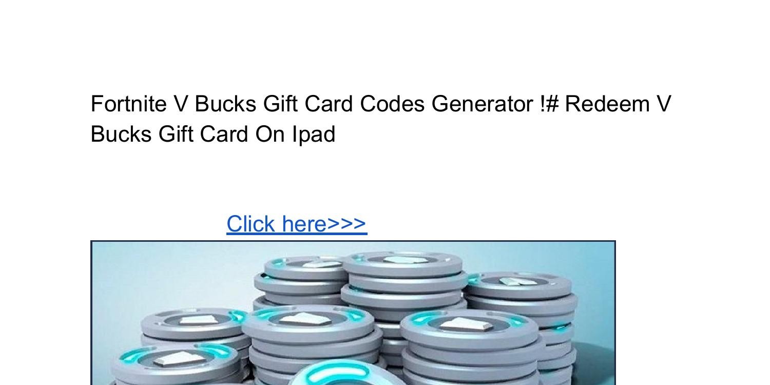 How to Redeem a Fortnite V-Bucks Gift Card