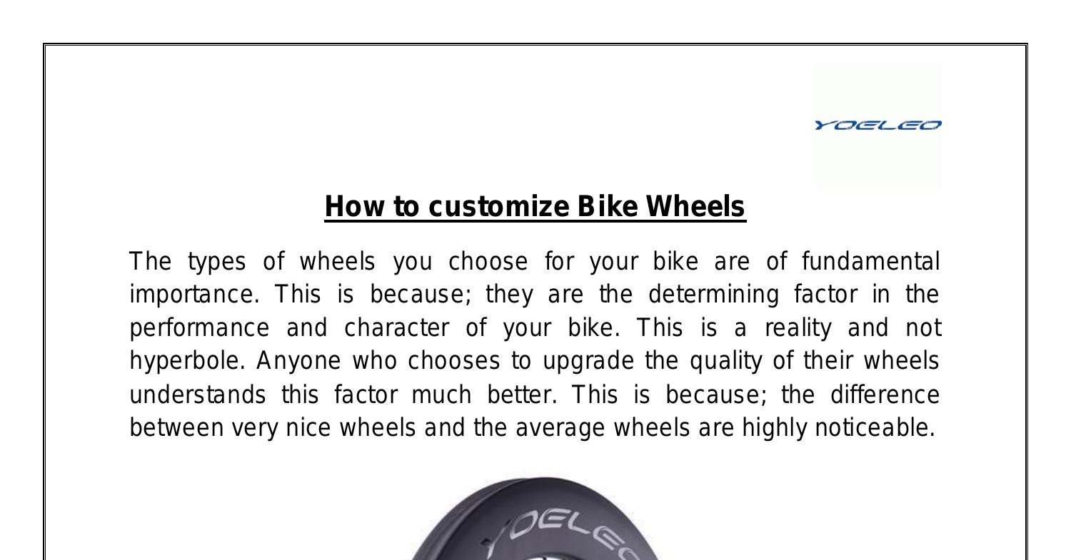 How to customize Bike Wheels.pdf DocDroid