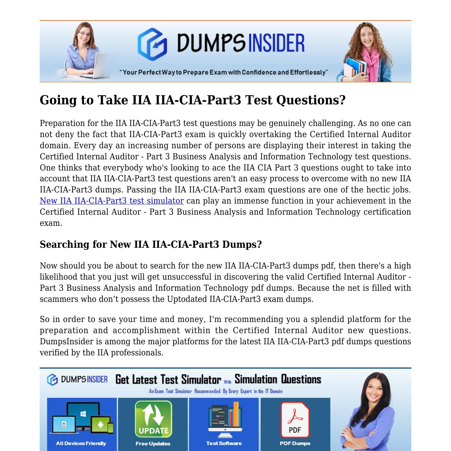 IIA-CIA-Part2-3P-CHS Reliable Test Guide
