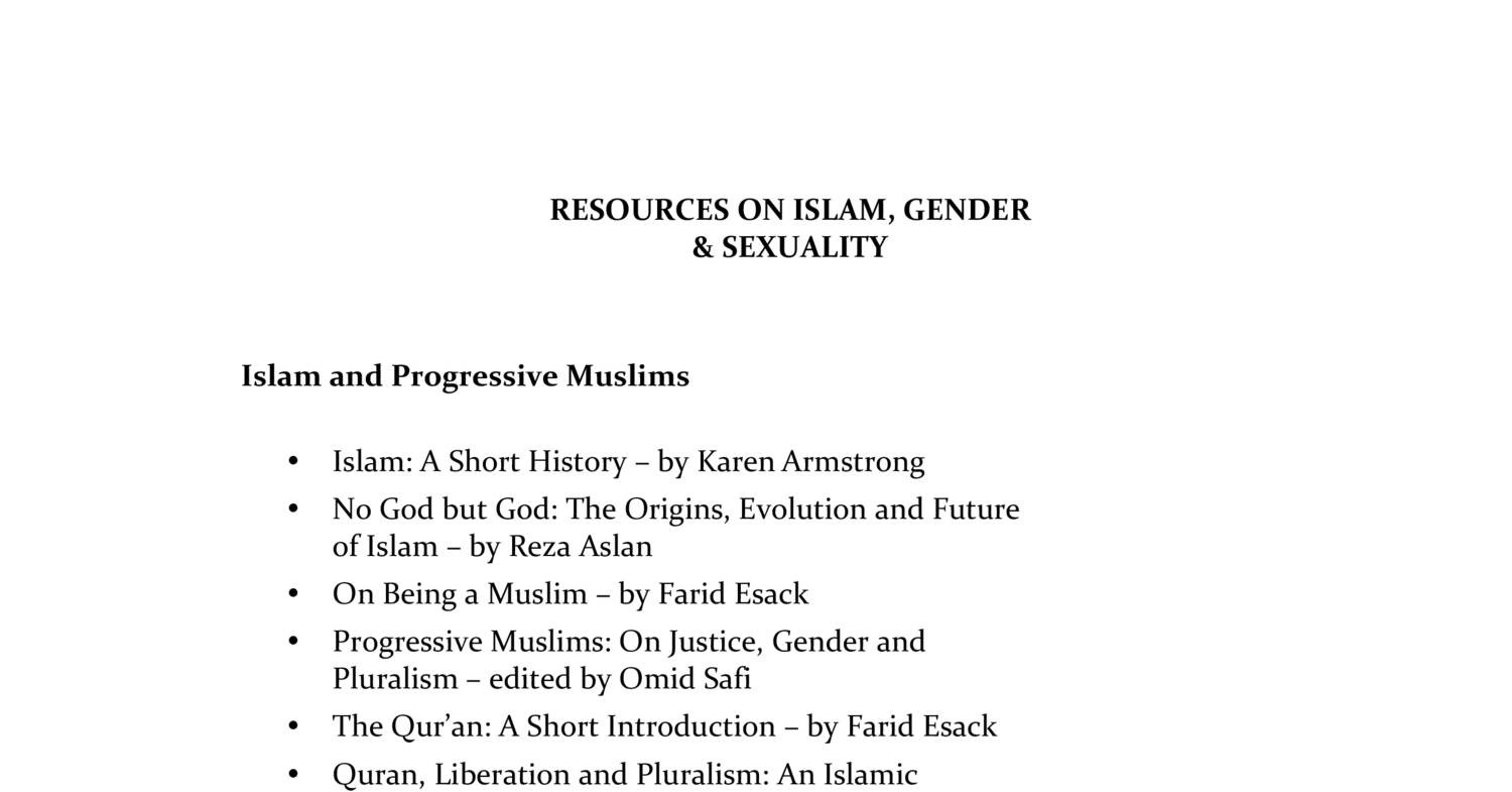 Resources Islam Gender And Sexuality 2pdf Docdroid