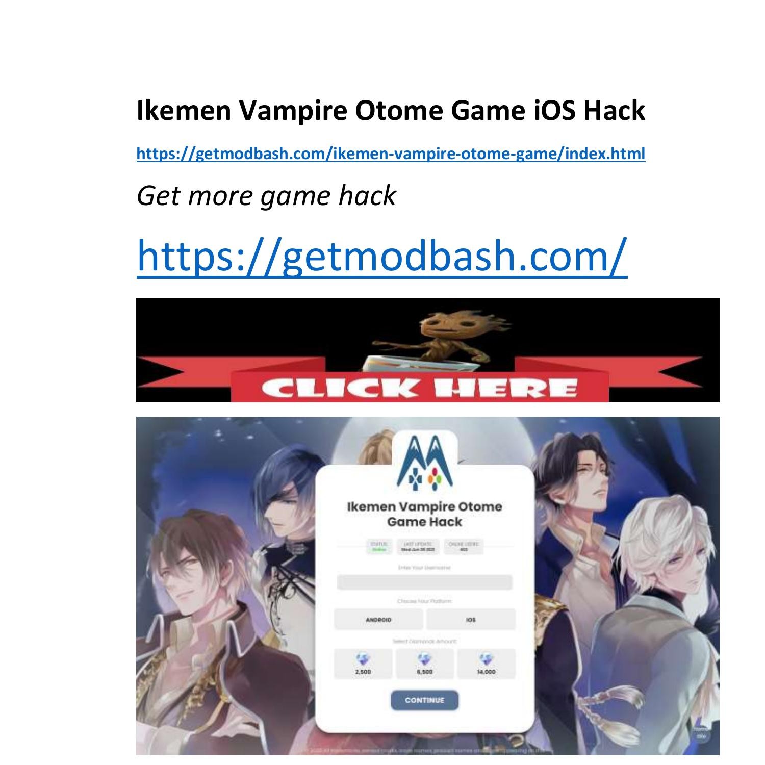 Ikemen Vampire Otome Game iOS Hack.pdf DocDroid
