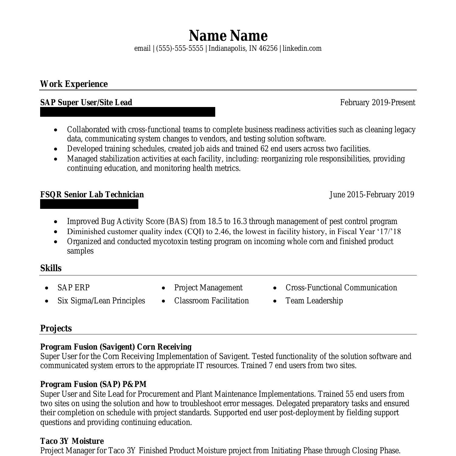 online resume help