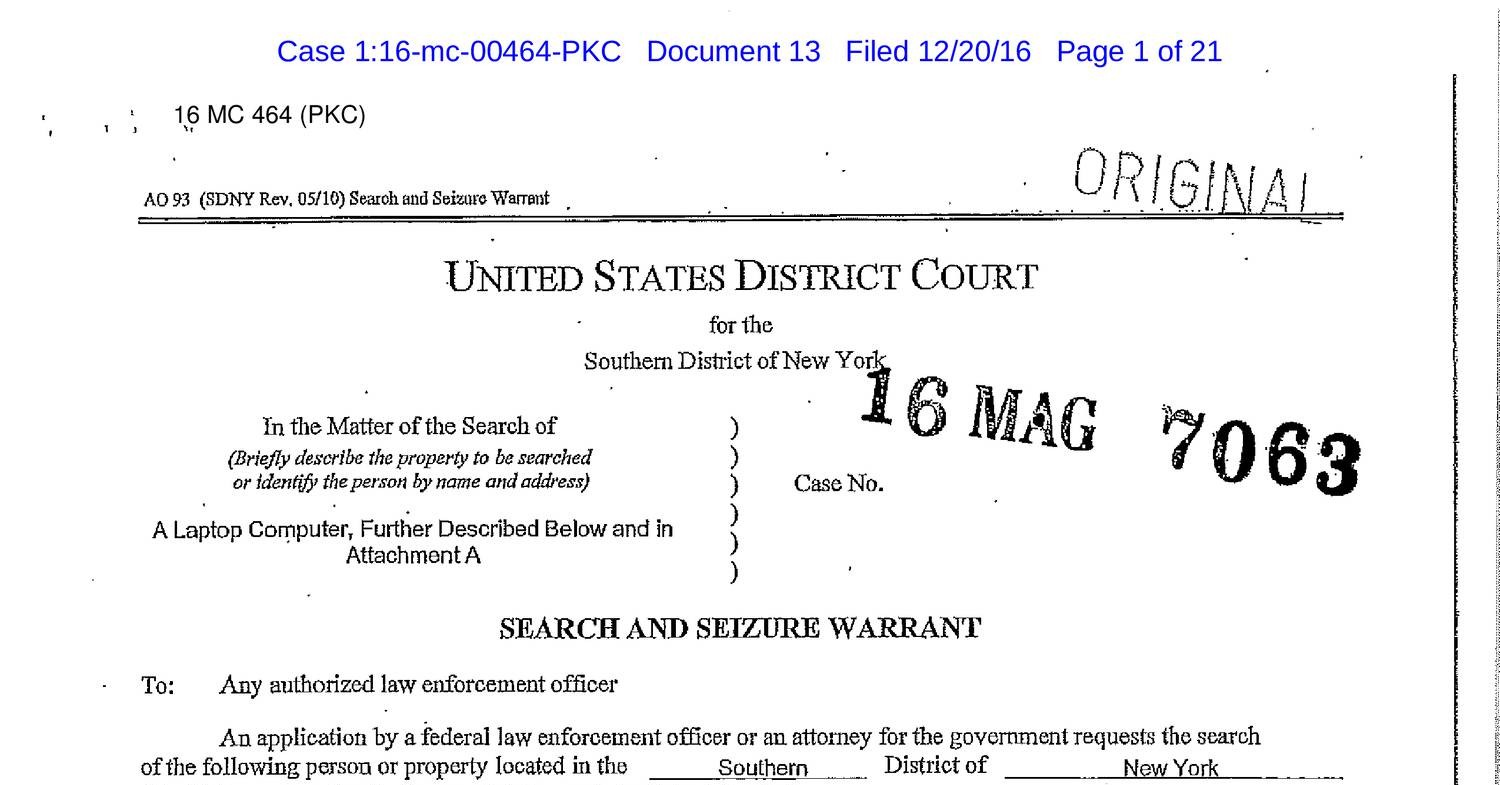 FBI Search warrant.pdf | DocDroid