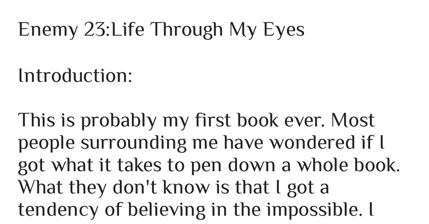 Enemy 23 Life through my eyes.pdf DocDroid