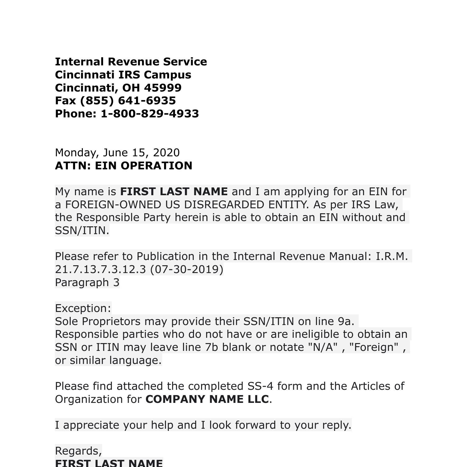 Irs Cover Letter Pdf Docdroid