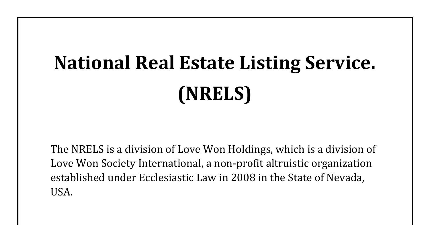 4 National Real Estate Listing Service 112319.pdf DocDroid
