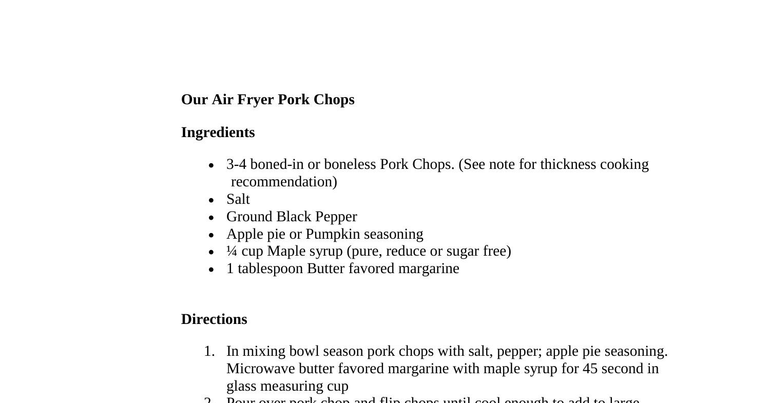 Our Air Fryer Pork Chops.pdf DocDroid