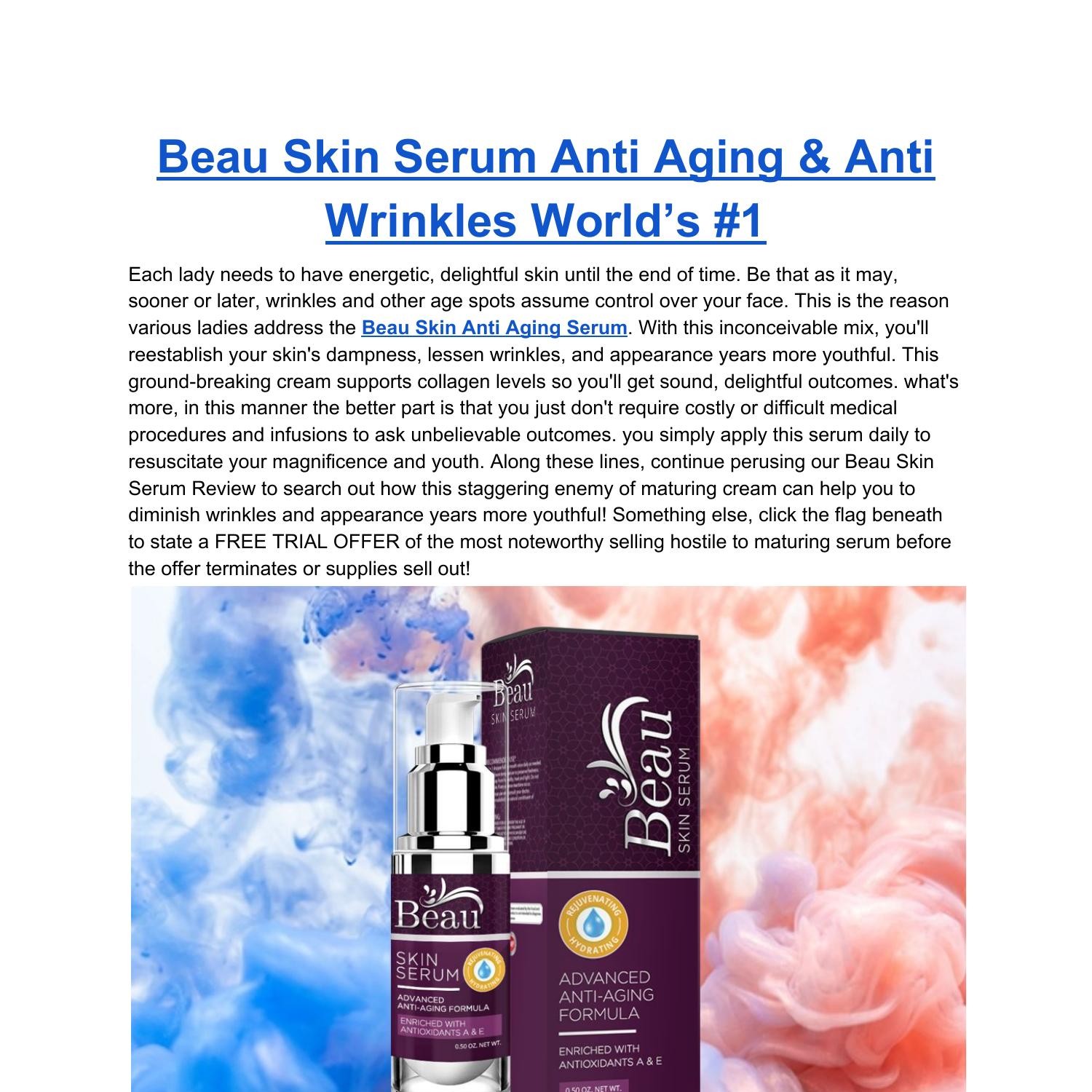 beau skin serum