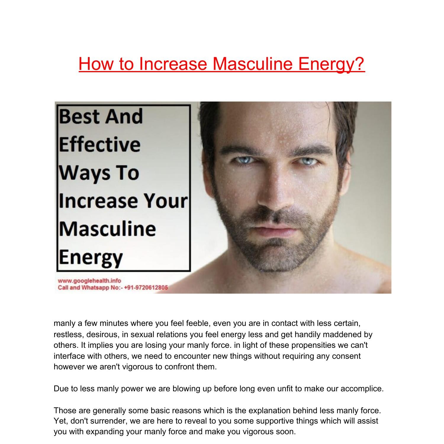 How to Increase Masculine Energy.pdf DocDroid