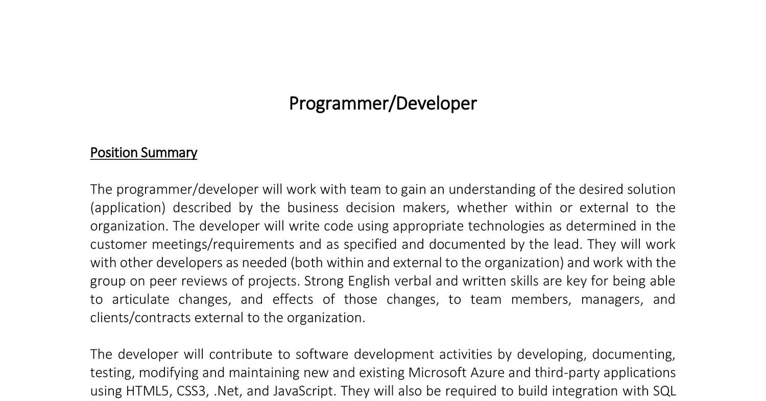 Programmer Developer Job Description.docx DocDroid