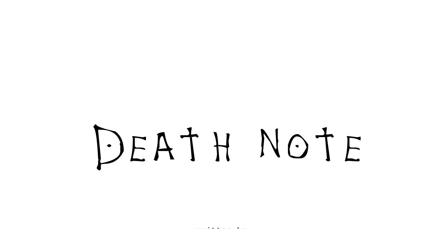 Death Note by Anthony Bagarozzi & Charles Mondry.pdf | DocDroid