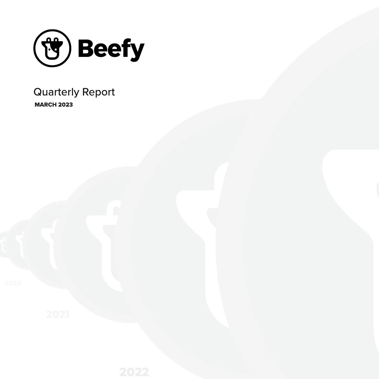 Beefy quarterly report march 2023 pdf docdroid