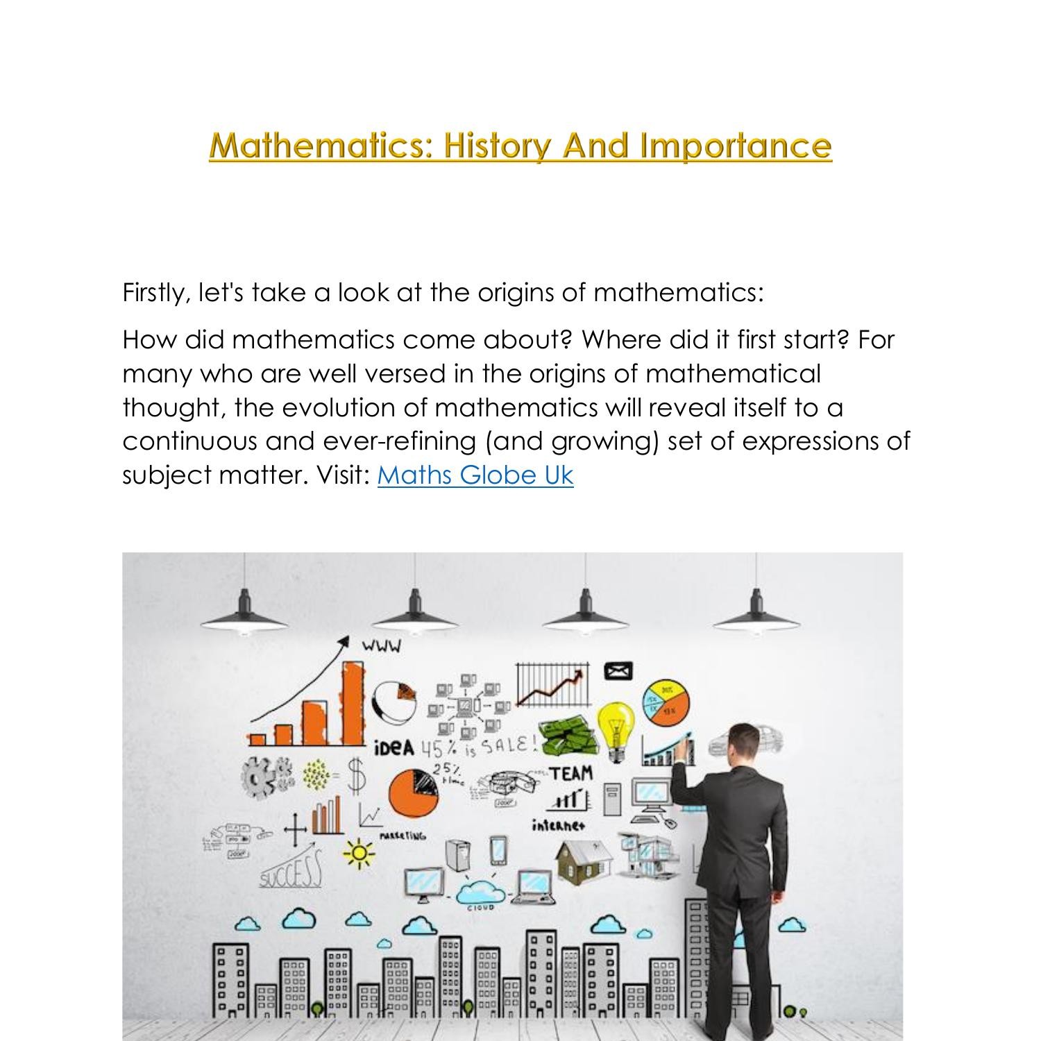 Mathematics History And Importance.pdf DocDroid