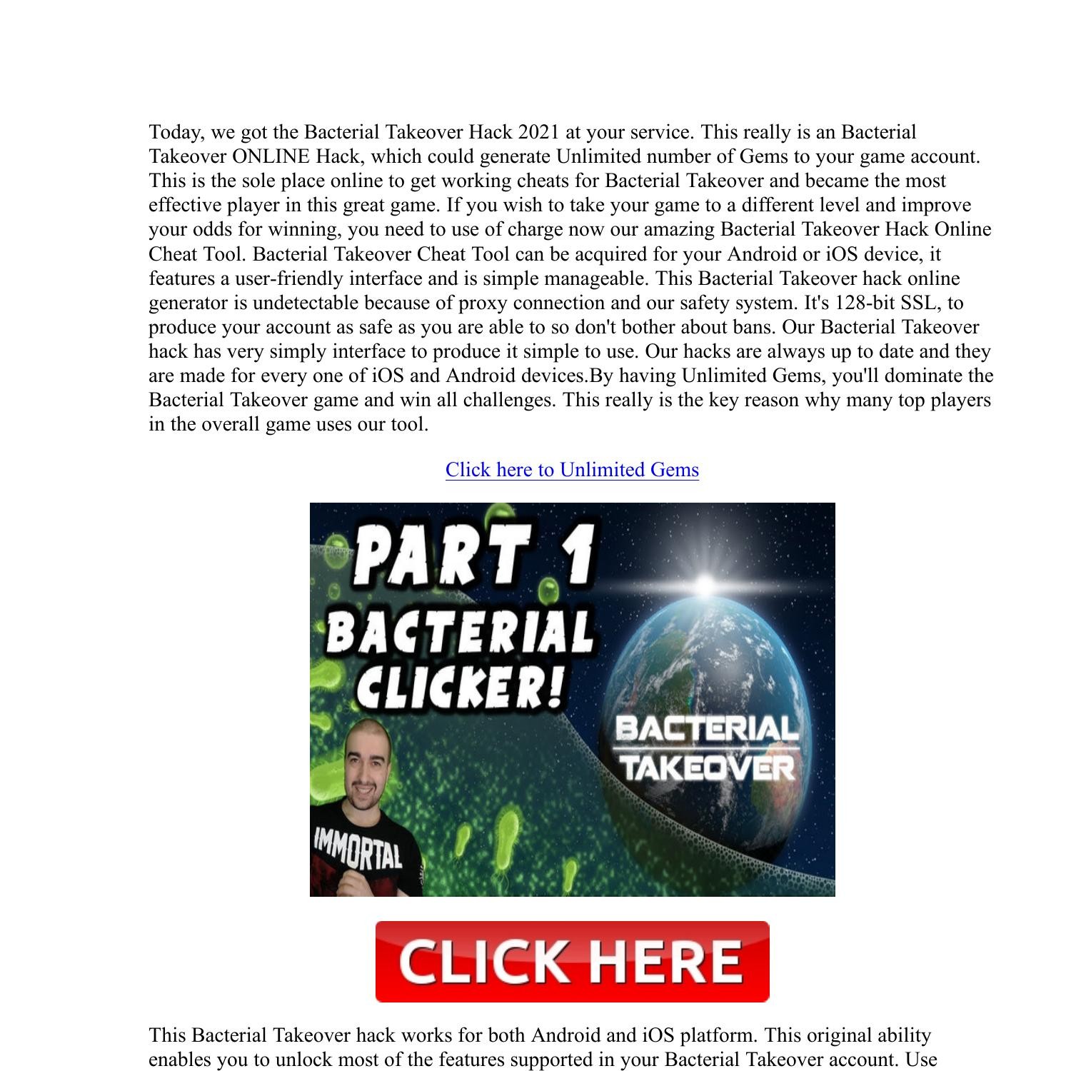 !news! Bacterial Takeover Hack Gems Generator 2021.pdf | DocDroid