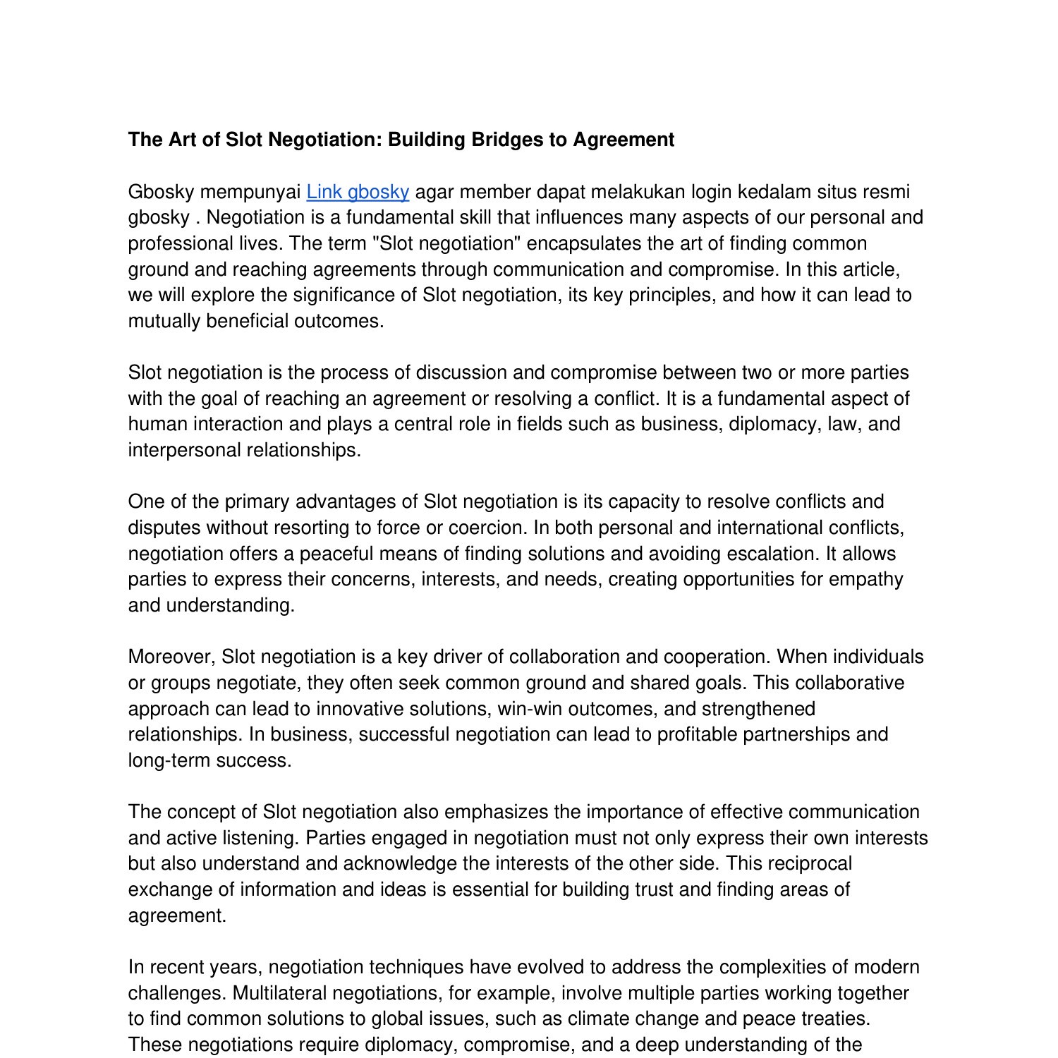 The Art of Slot Negotiation_ Building Bridges to Agreement.docx | DocDroid