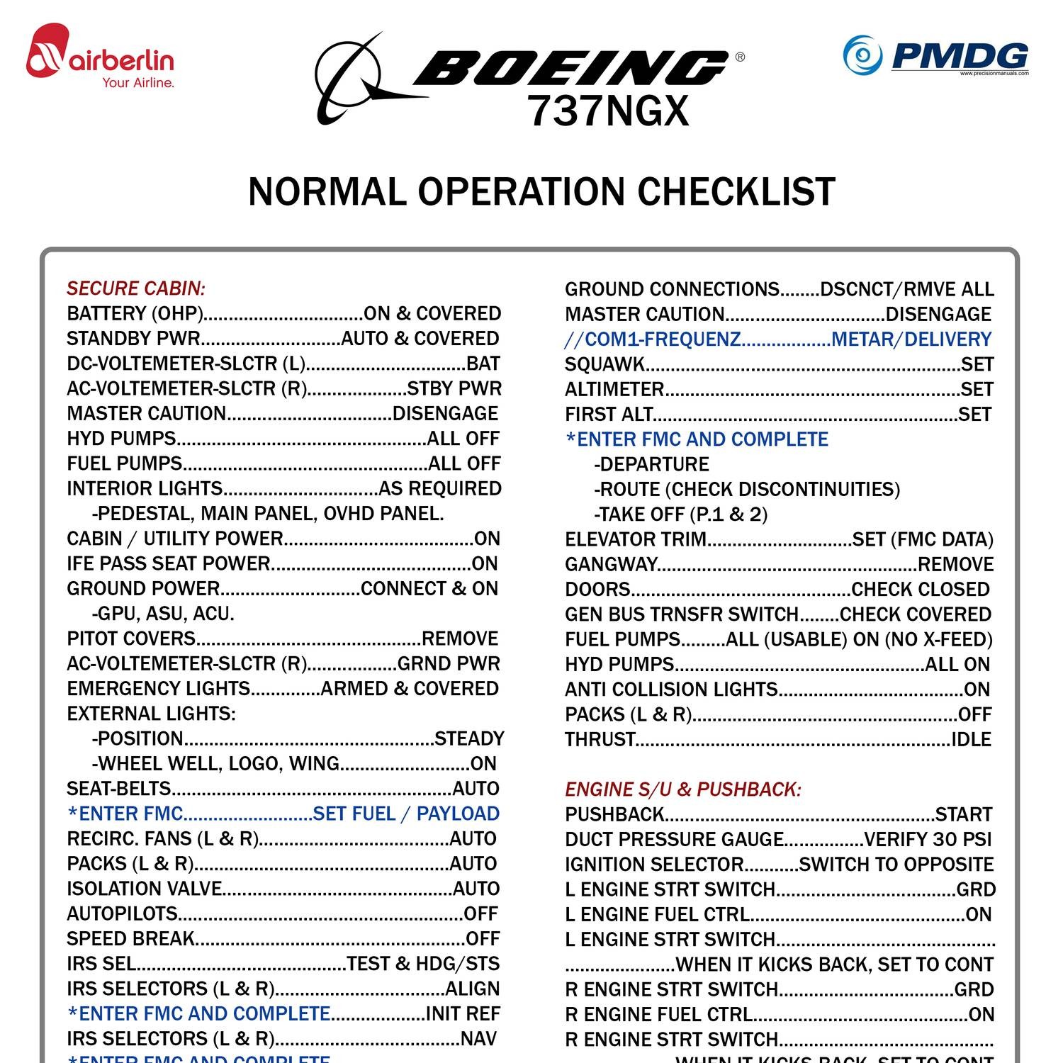 737 Checklist Normal.pdf | DocDroid