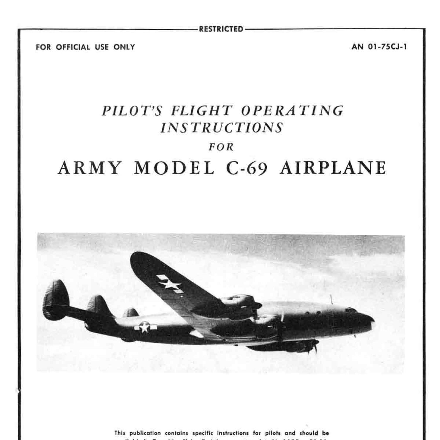 Lockheed C-69 Pilots Flight Operating Instructions.pdf | DocDroid