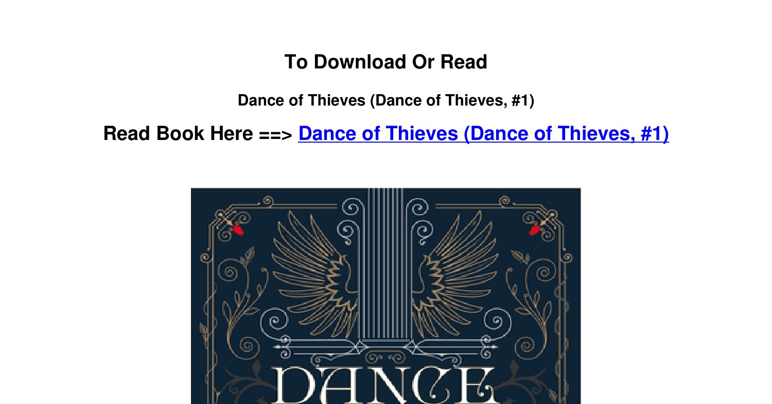 pdf Download Dance of Thieves Dance of Thieves 1 BY Mary E Pearson.pdf