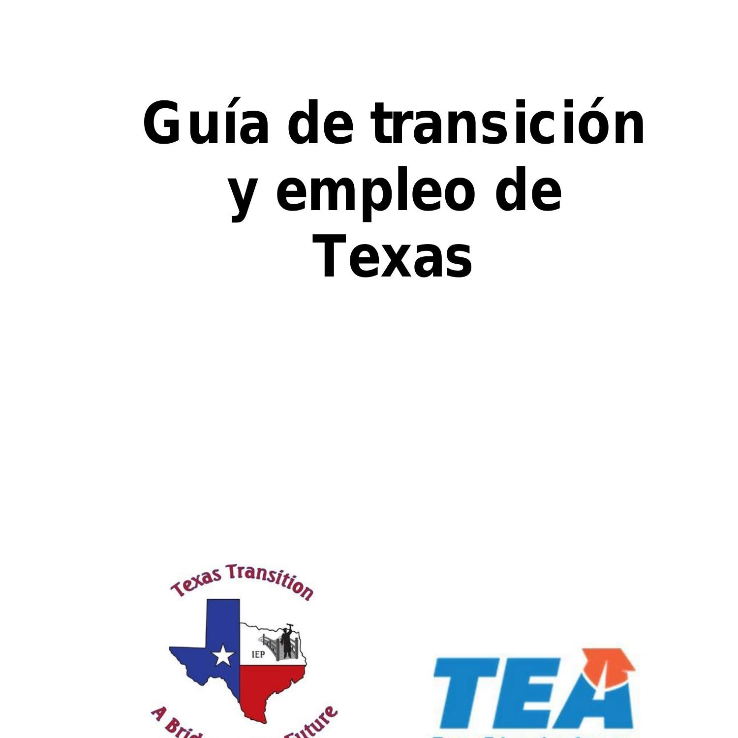TEA Texas Transition And Employment Guide SPANISH pdf DocDroid