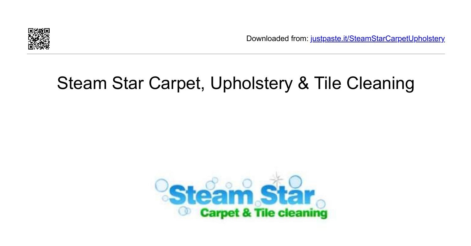 Steam Star Carpet, Upholstery & Tile Cleaning.pdf DocDroid