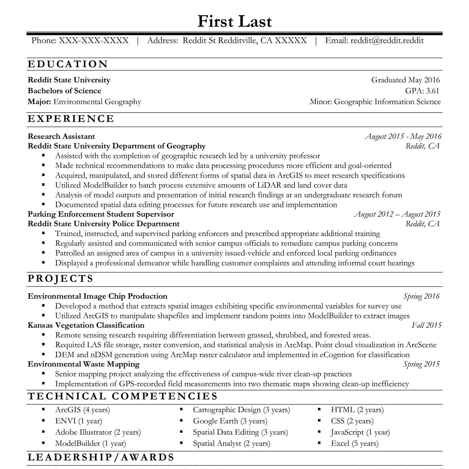 best resume format reddit 2022