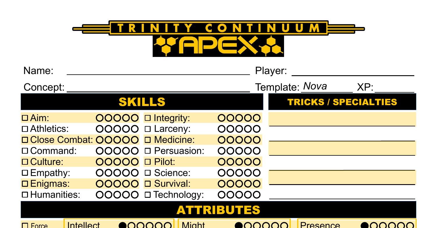Apex - Nova Sheet.pdf | DocDroid