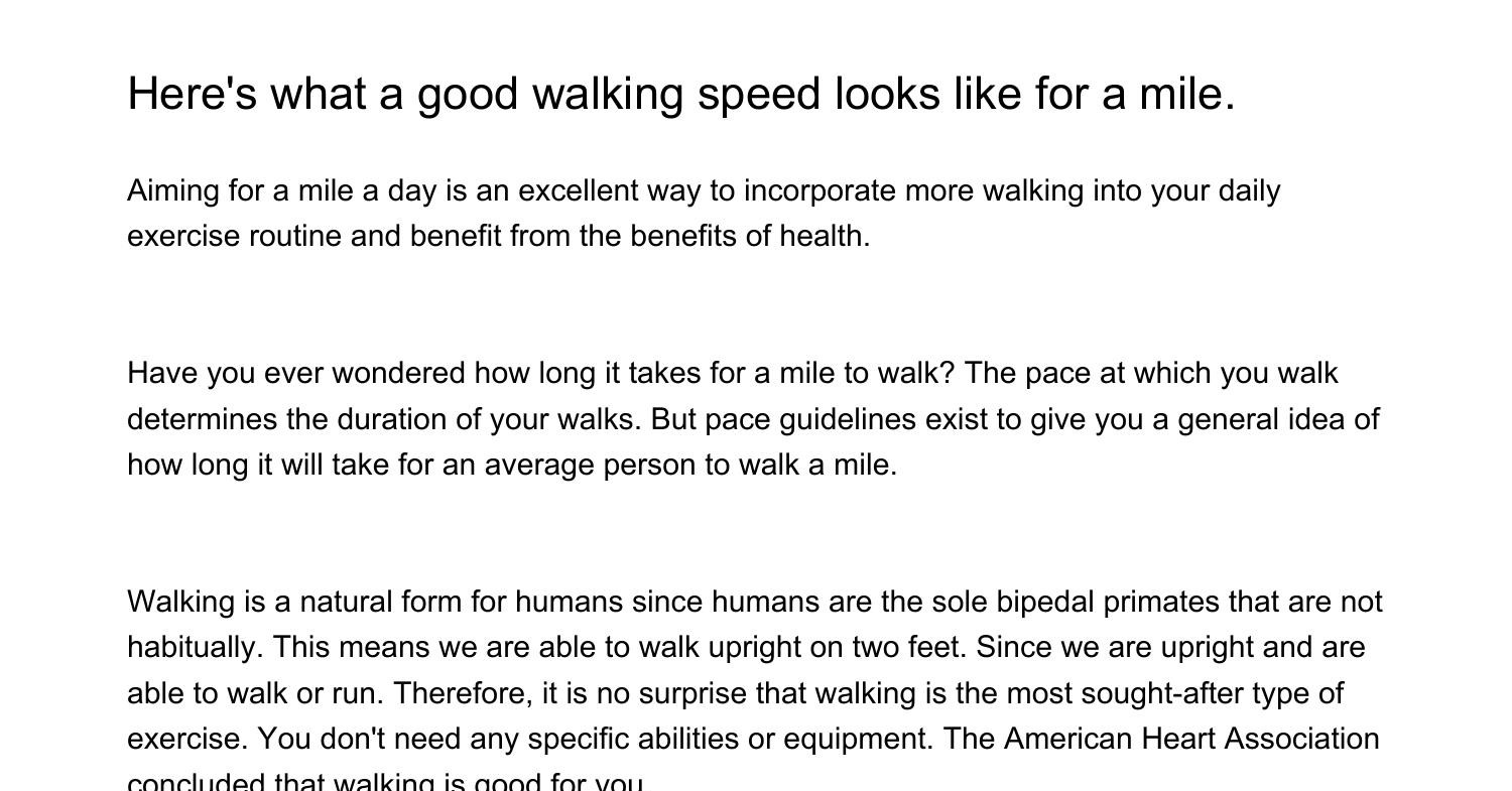 Heres what a good walking speed looks like for a mileokueu.pdf.pdf