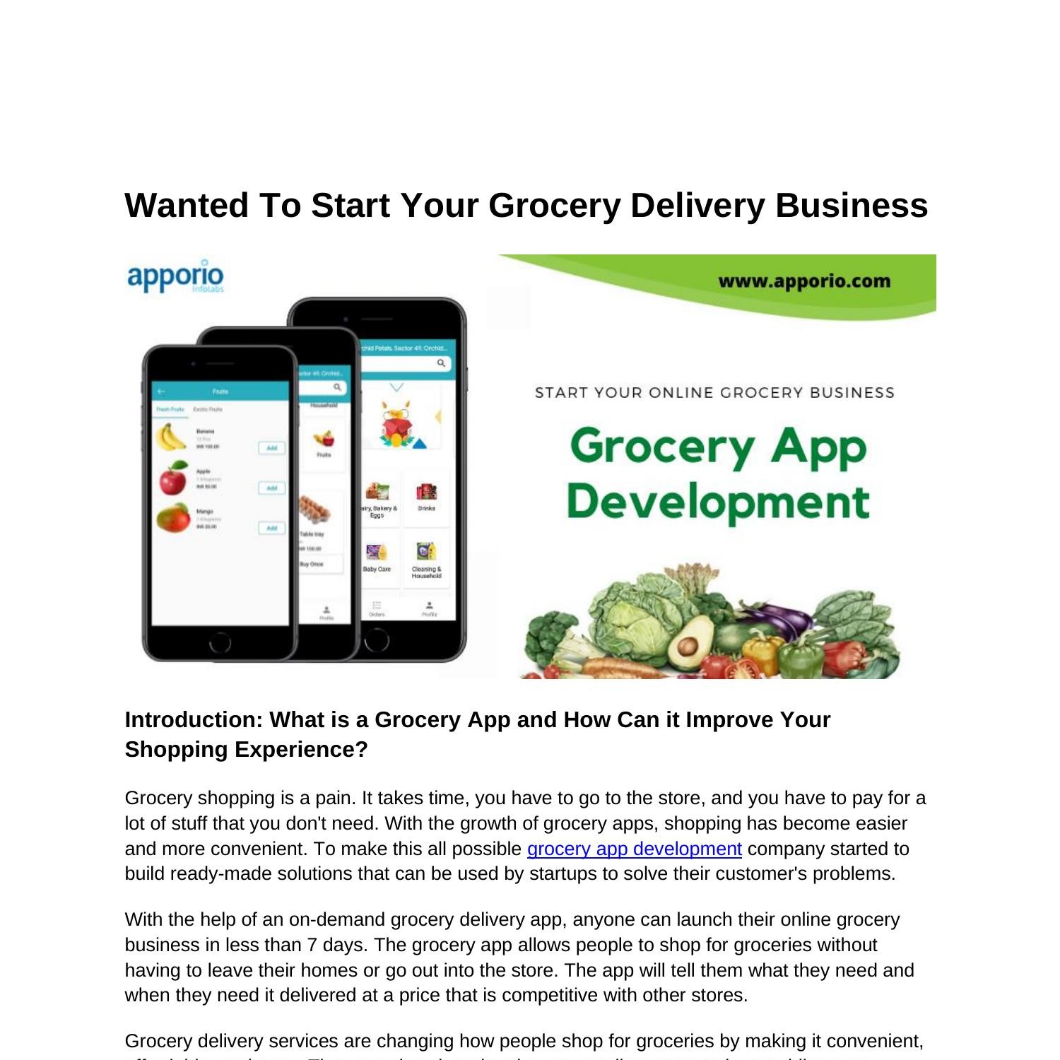 Wanted To Start Your Grocery Delivery Business.docx DocDroid